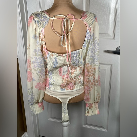 Free‎ People x Revolve Wanderlust Bodysuit in Ivory NEW Medium - Picture 16 of 16